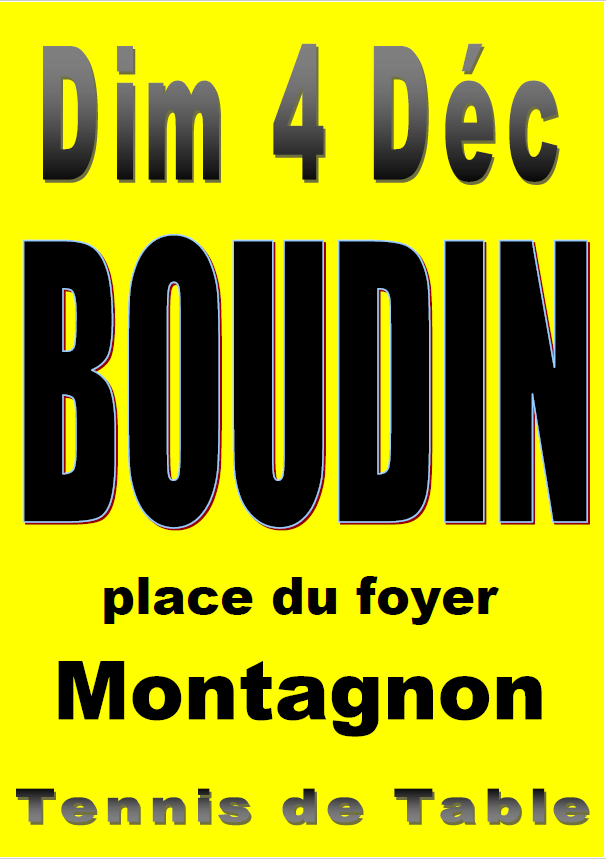 Matinée boudins