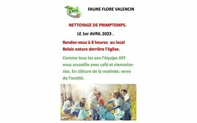Nettoyage de printemps