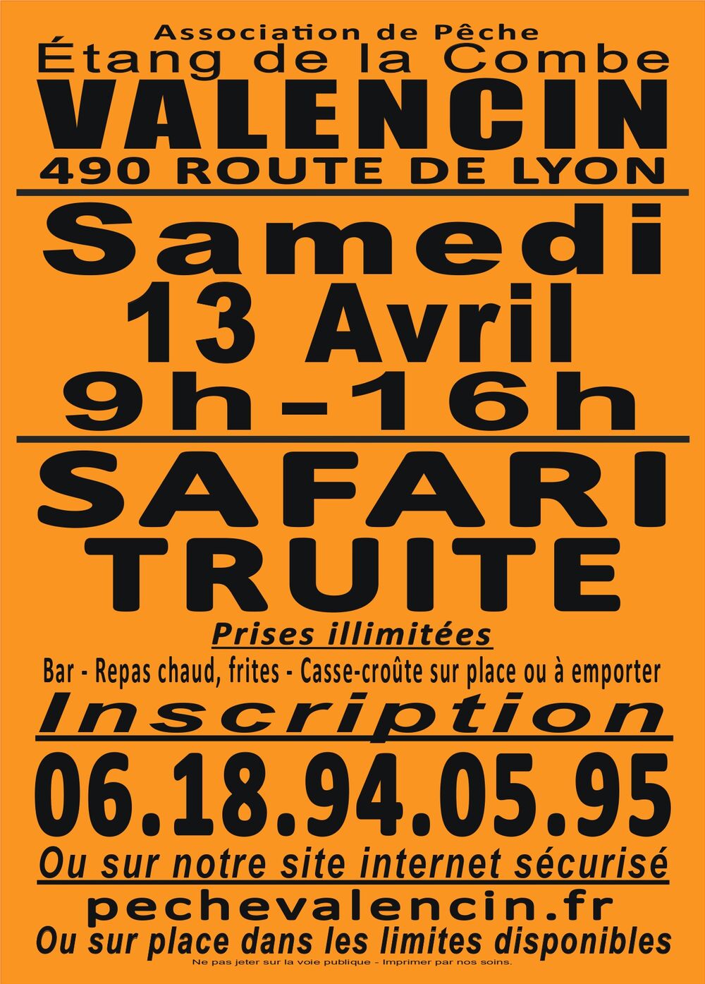 SAFARI TRUITE