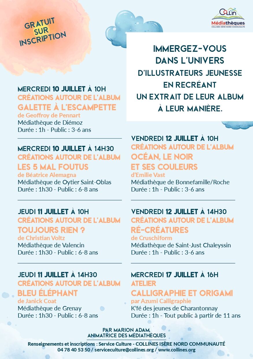Ateliers créatifs