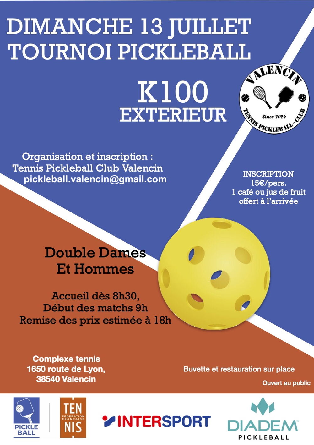 Tournoi de pickleball