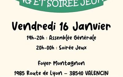 AG et soirée jeux