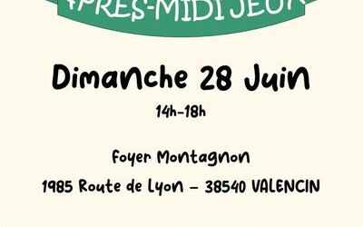 Après-midi jeux