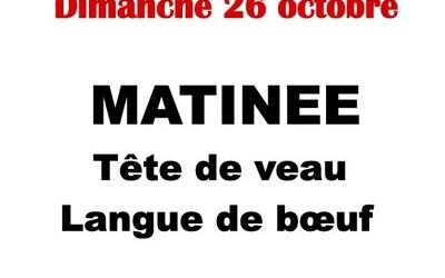 Matinée Tête de veau