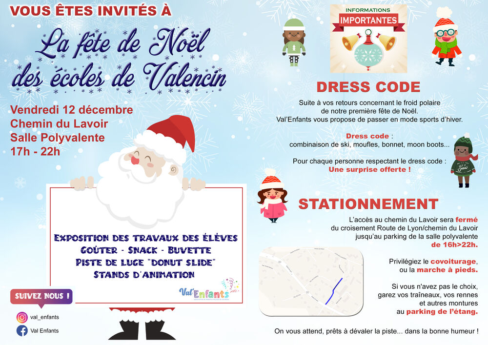 Fête de Noël des écoles