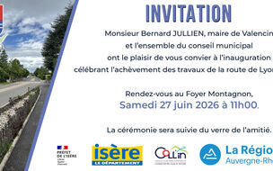 Inauguration fin de travaux Route de Lyon - RD53