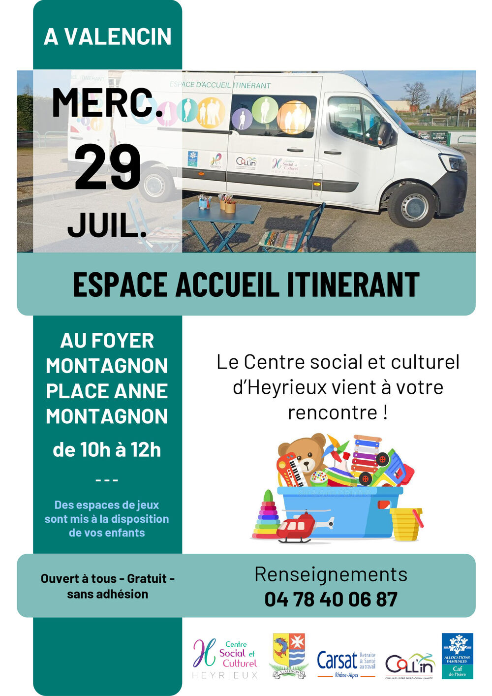 Espace d'accueil itinérant Espace d'accueil itinérant