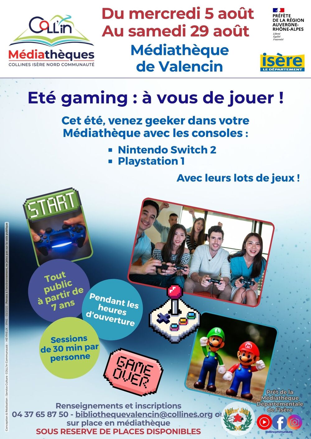 Médiathèque - Été gaming Médiathèque - Été gaming
