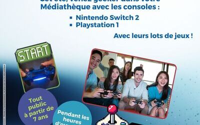 Médiathèque - Été gaming