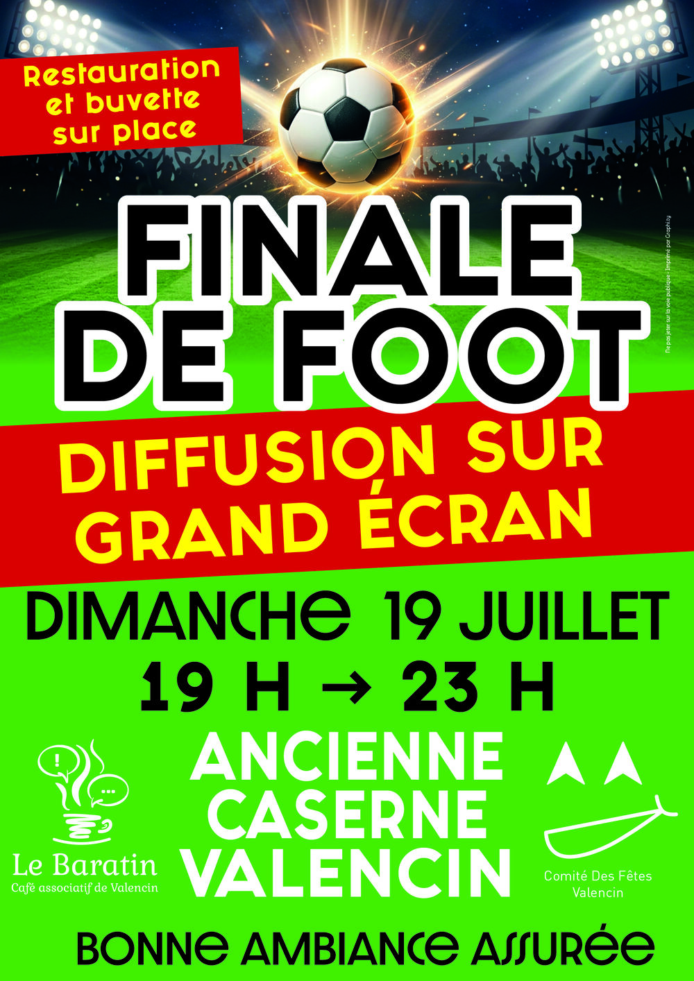Finale de la Coupe du Monde 2026 au Baratin Finale de la Coupe du Monde 2026 au Baratin