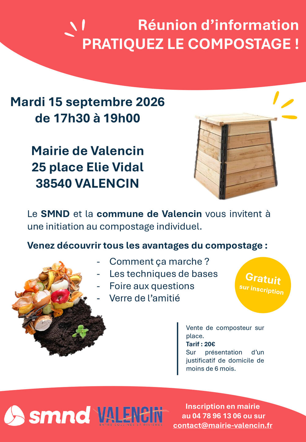 Pratiquez le compostage, avec un composteur à 20 € ! Pratiquez le compostage, avec un composteur à 20 € !