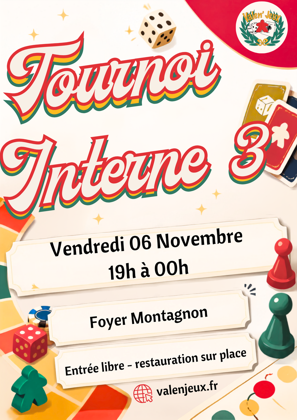 Tournoi interne 3 ! Tournoi interne 3 !