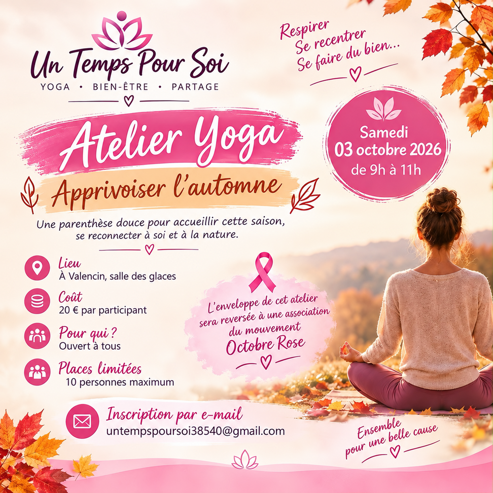 Le yoga se met en Rose !