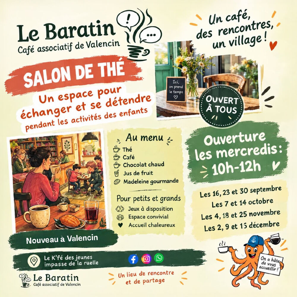Le salon de thé au Baratin Le salon de thé au Baratin