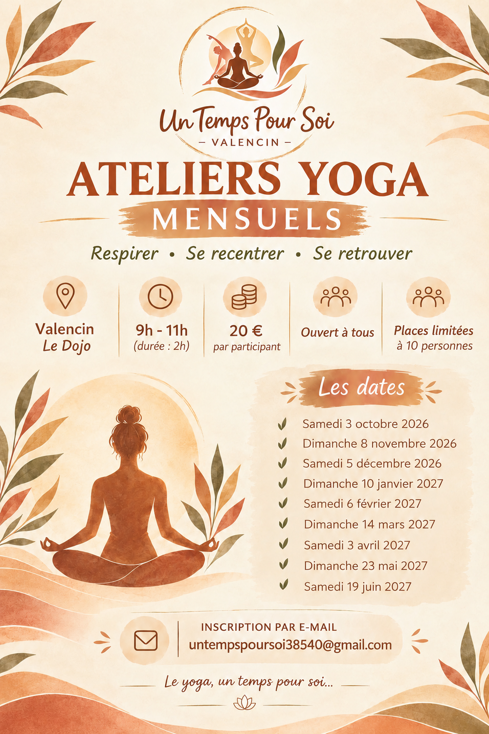 Ateliers yoga mensuels