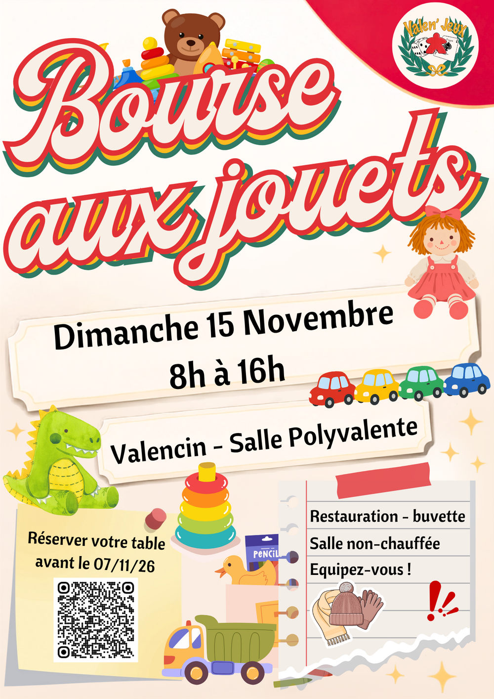Bourse aux jouets