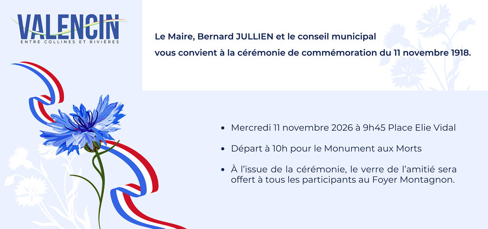 Cérémonie de commémoration du 11 novembre 1918 Cérémonie de commémoration du 11 novembre 1918