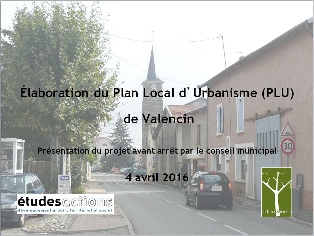 PLU, Plan Local d'Urbanisme; le nouveau POS prêt pour Valencin