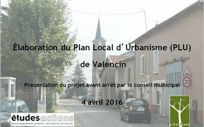 PLU, Plan Local d'Urbanisme; le nouveau POS prêt pour Valencin