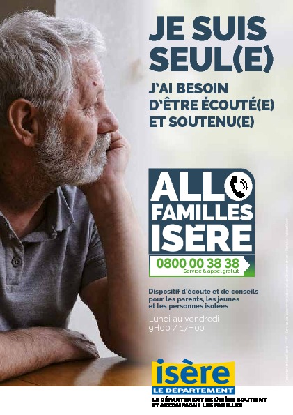 Dispositif "Allô Famille Isère"