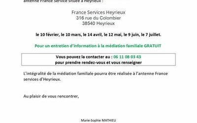 Permanence Médiation familiale