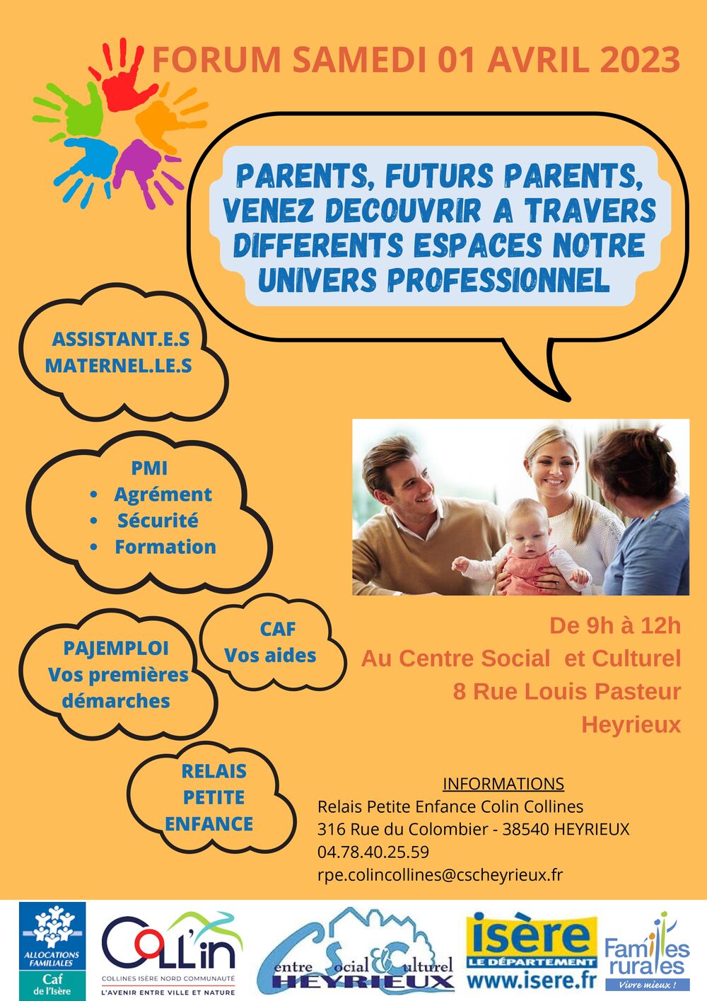 Forum de rencontres entre assistants maternels et parents