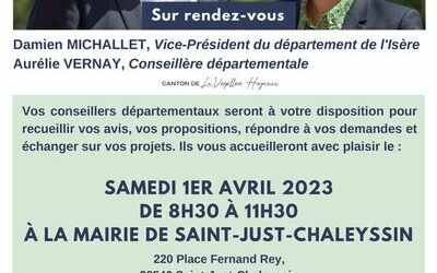 Permanences conseillers départementaux