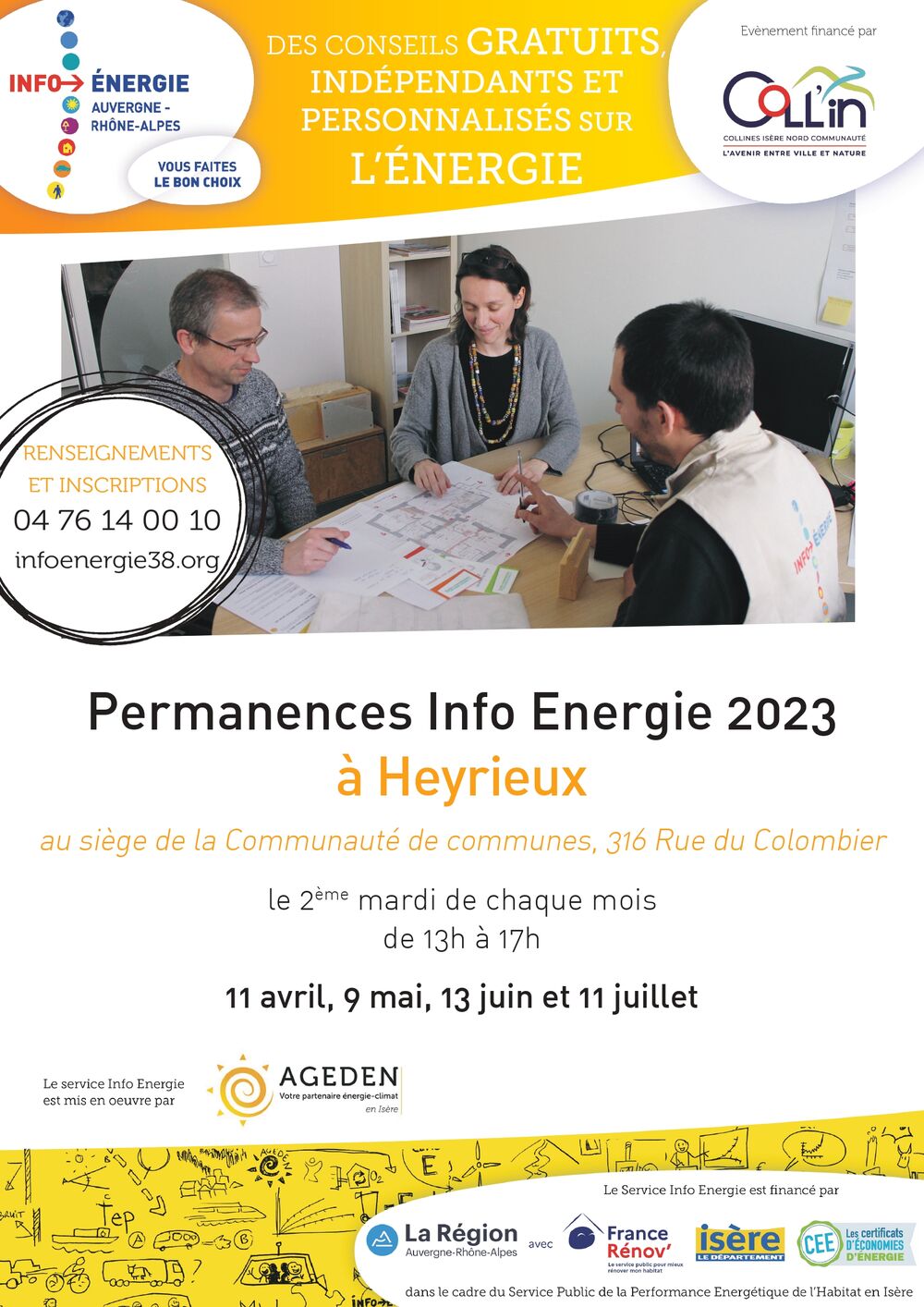Permanences Info Energie 2023