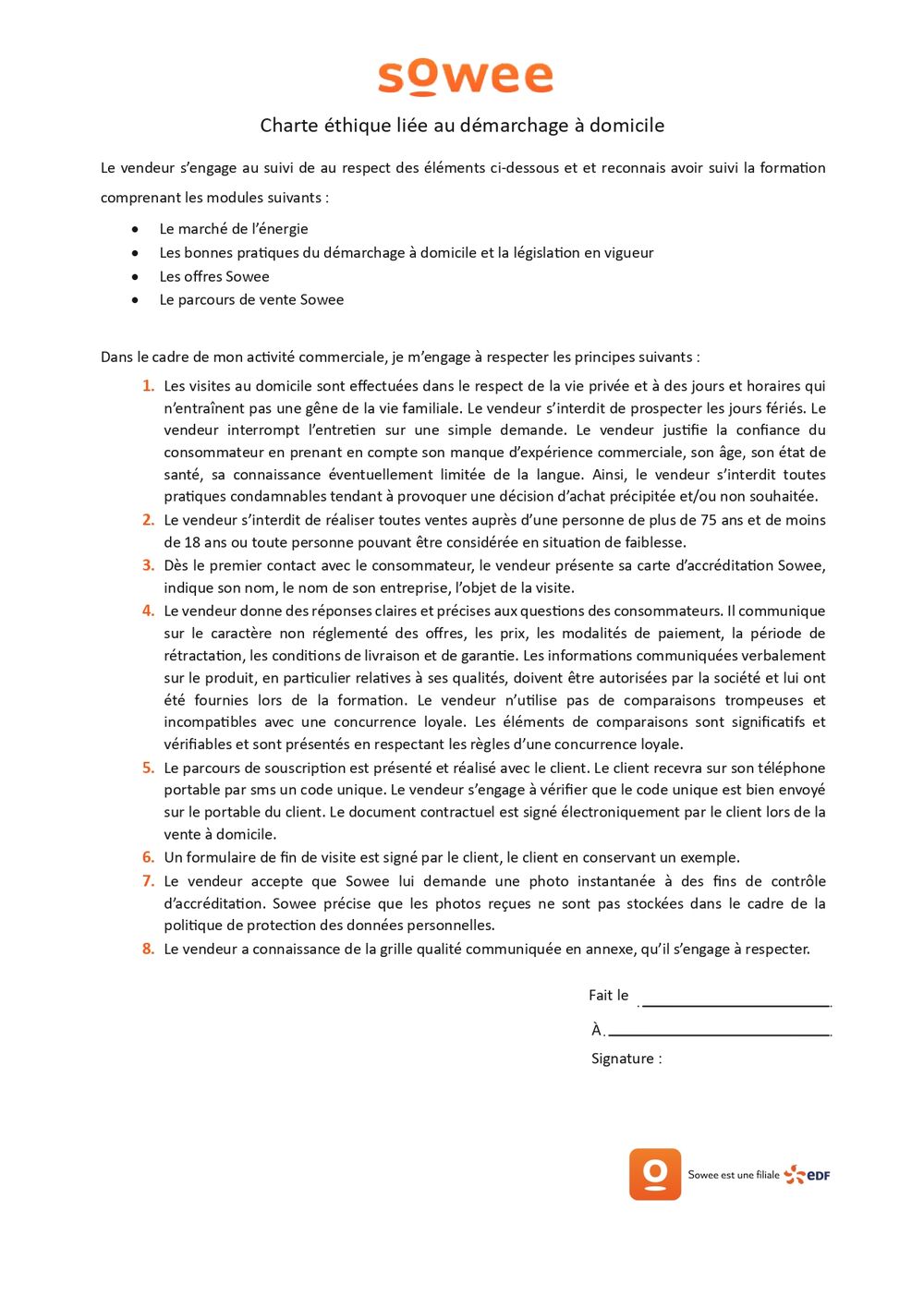 Campagne de démarchage