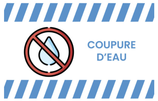 Coupure d'eau Coupure d'eau