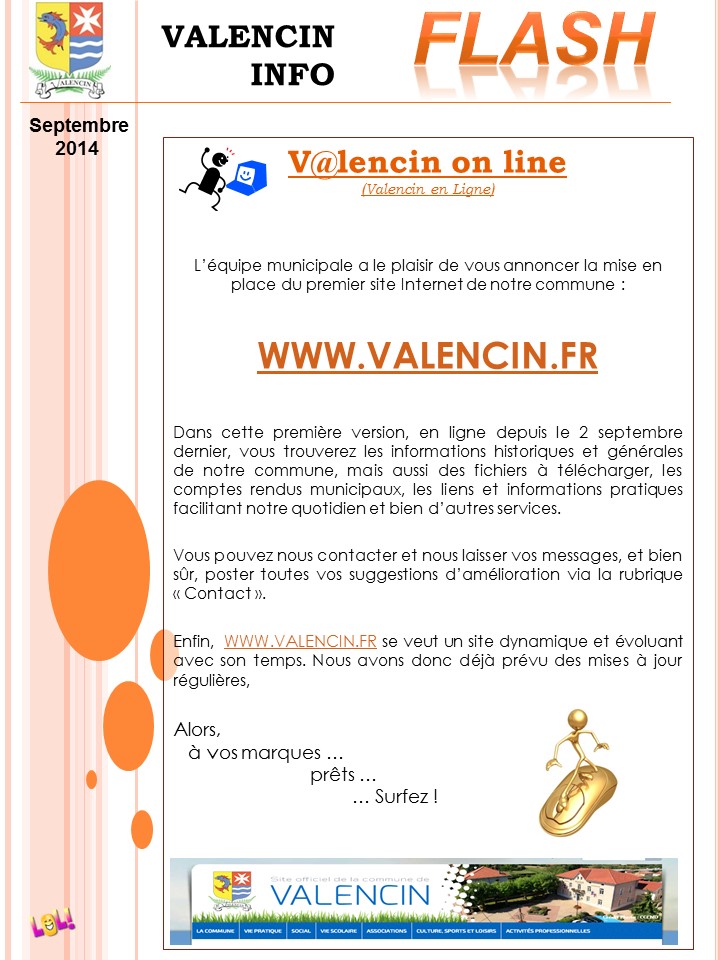 Flash info - Septembre 2014