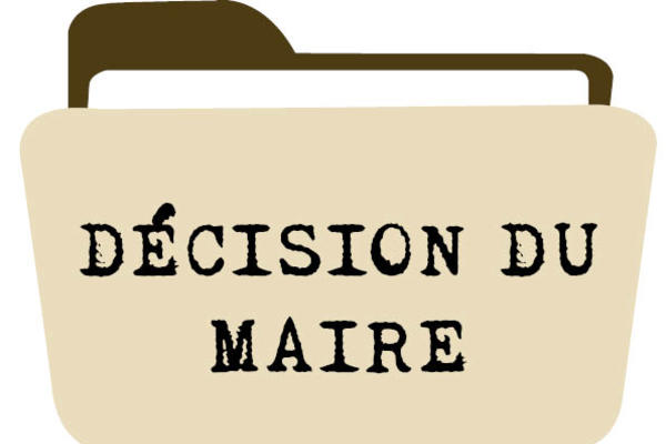 Décision du Maire relative à une demande de subvention au titre de la DETR