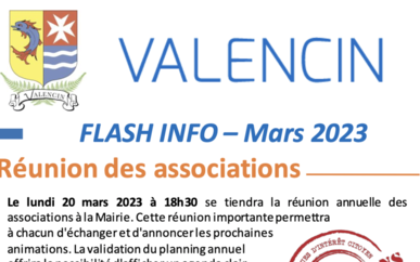 Flash Info Mars 2023