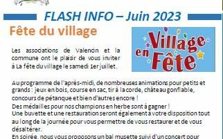 FLASH INFO JUIN 2023