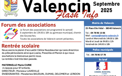 Flash info septembre 2025