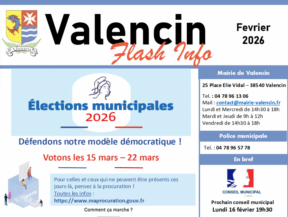 Flash info février 2026