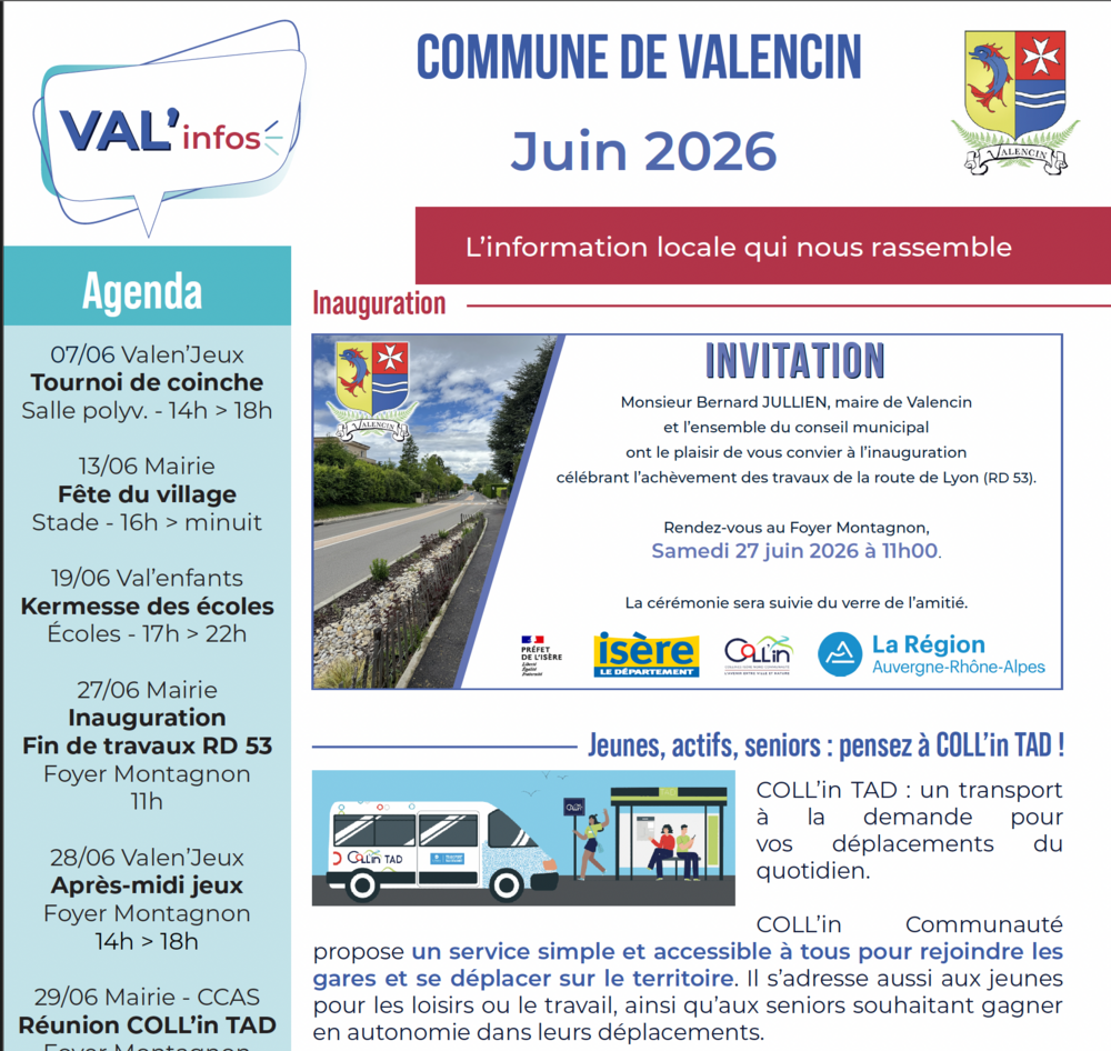 Val'infos Juin 2026