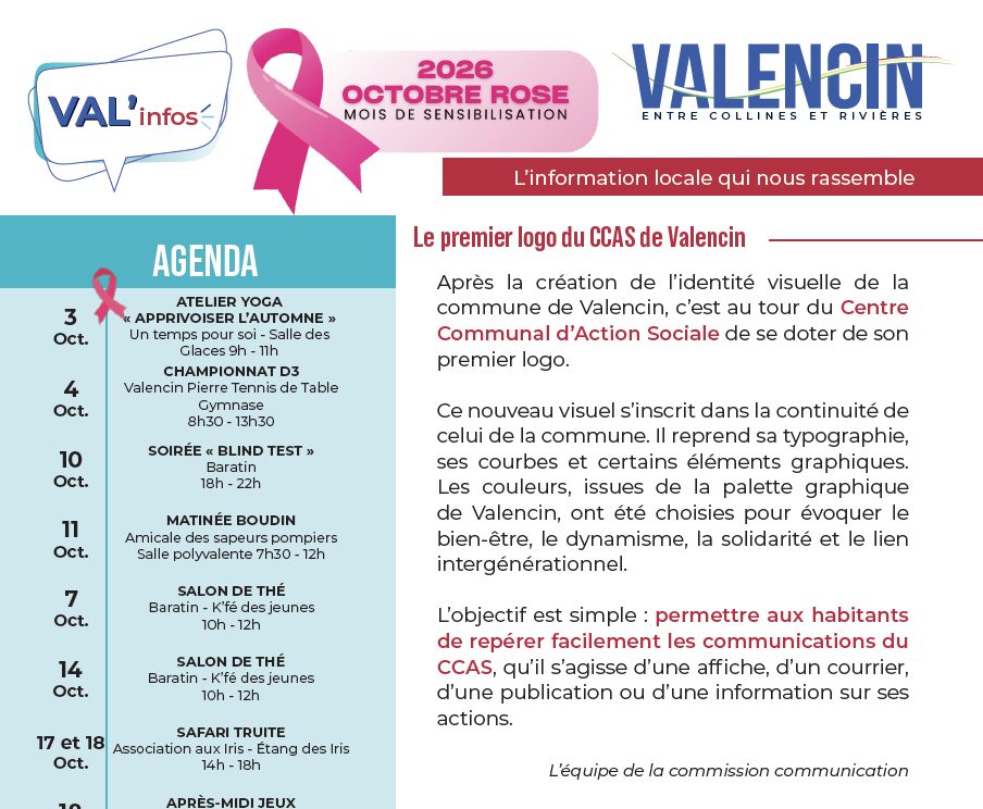 Val'infos Octobre 2026