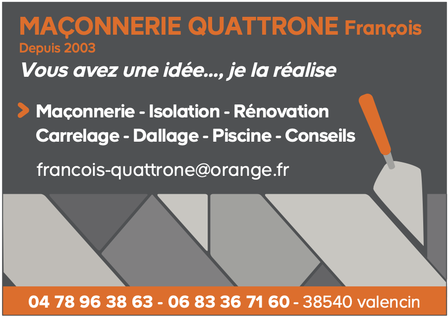 Maçonnerie Quattrone François Maçonnerie Quattrone François